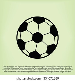 classic soccer ball icon