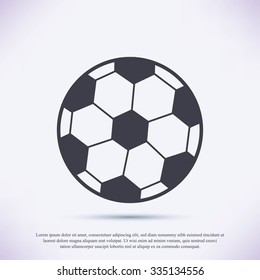 classic soccer ball icon