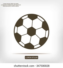 classic soccer ball icon