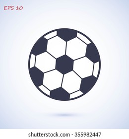 classic soccer ball icon