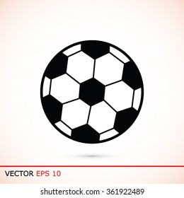 classic soccer ball icon