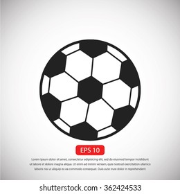 classic soccer ball icon