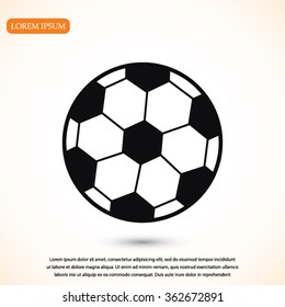 classic soccer ball icon