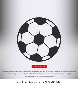 classic soccer ball icon