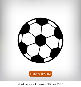 classic soccer ball icon