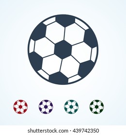 classic soccer ball icon