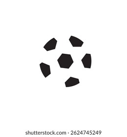 Classic soccer ball icon. Vector illustration