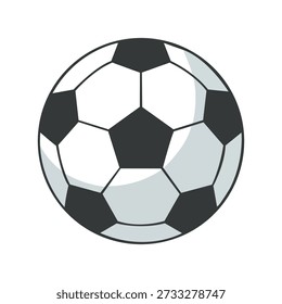 Classic Soccer Ball Icon Vector