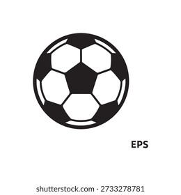 Classic Soccer Ball Icon Vector