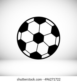 classic soccer ball icon, vector best flat icon, EPS