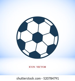 classic soccer ball icon, vector best flat icon, EPS