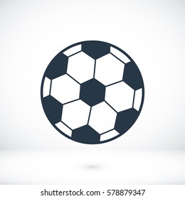 classic soccer ball icon, vector best flat icon, EPS