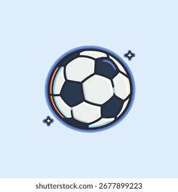 Classic Soccer Ball Vector Illustration