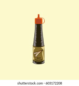 Classic Soy Sauce Bottle In Indonesia