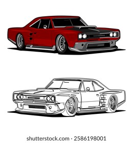 classic speed car logo icon design vector	