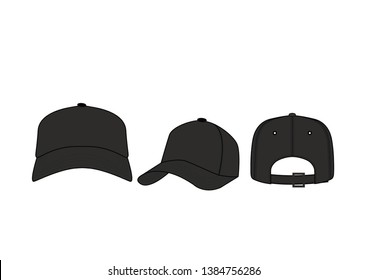 Classic Sports Cap flat Illustration