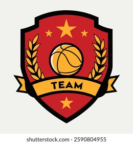 Classic Sports Emblem Logo Vector Illustration for Branding and Design