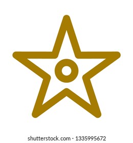 Classic star Icon Vector. Flat  pictogram. Illustration symbol. - Vector
