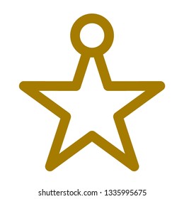 Classic star Icon Vector. Flat  pictogram. Illustration symbol. - Vector