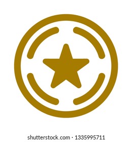 Classic star Icon Vector. Flat  pictogram. Illustration symbol. - Vector