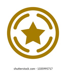 Classic star Icon Vector. Flat  pictogram. Illustration symbol. - Vector
