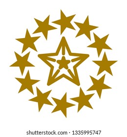 Classic star Icon Vector. Flat  pictogram. Illustration symbol. - Vector
