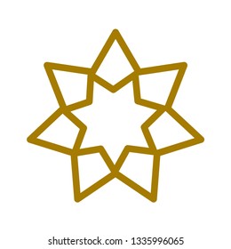 Classic star Icon Vector. Flat  pictogram. Illustration symbol. - Vector