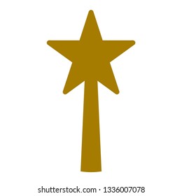 Classic star Icon Vector. Flat  pictogram. Illustration symbol. - Vector