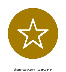 Classic star Icon Vector. Flat  pictogram. Illustration symbol. - Vector