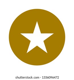 Classic star Icon Vector. Flat  pictogram. Illustration symbol. - Vector