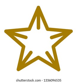 Classic star Icon Vector. Flat  pictogram. Illustration symbol. - Vector
