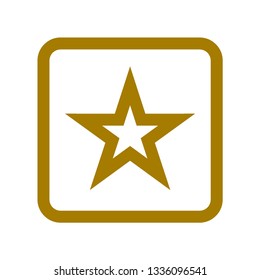 Classic star Icon Vector. Flat  pictogram. Illustration symbol. - Vector