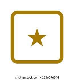 Classic star Icon Vector. Flat  pictogram. Illustration symbol. - Vector