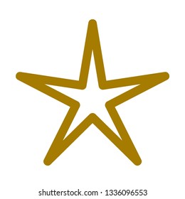 Classic star Icon Vector. Flat  pictogram. Illustration symbol. - Vector