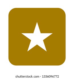 Classic star Icon Vector. Flat  pictogram. Illustration symbol. - Vector