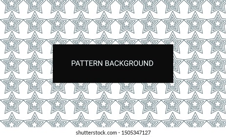 classic star pattern background vector