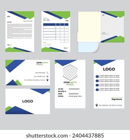 classic stationery template design vector professional business illustration