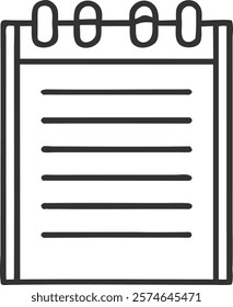 Classic Sticky Note Icon Depicting Reminders and Organization, Perfect for Workflow Designs