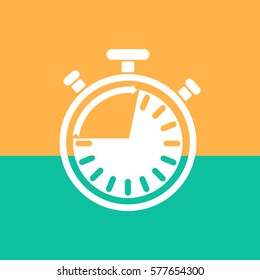 
Classic stopwatch - vector icon.