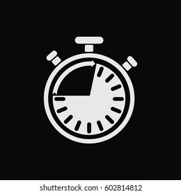
Classic stopwatch - vector icon.