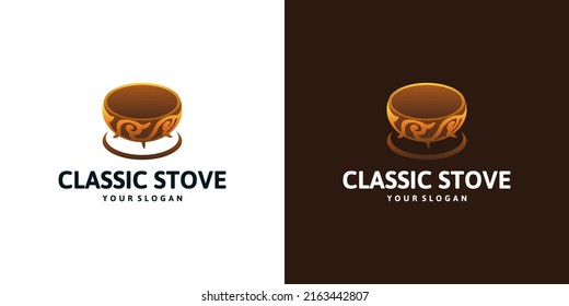 Classic Stove Logo, Stove Logo, Wood Kiln, Reference Logo