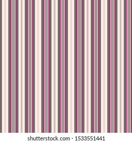 Classic stripes seamless pattern. Clean beige and violet stripes. Retro, Vintage template. Universal background for greeting cards, invitations. Upholstery fabric. Wallpaper. Texture. Wrapping.
