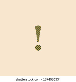 classic style admiration symbol, with lines in 2021 trend colors