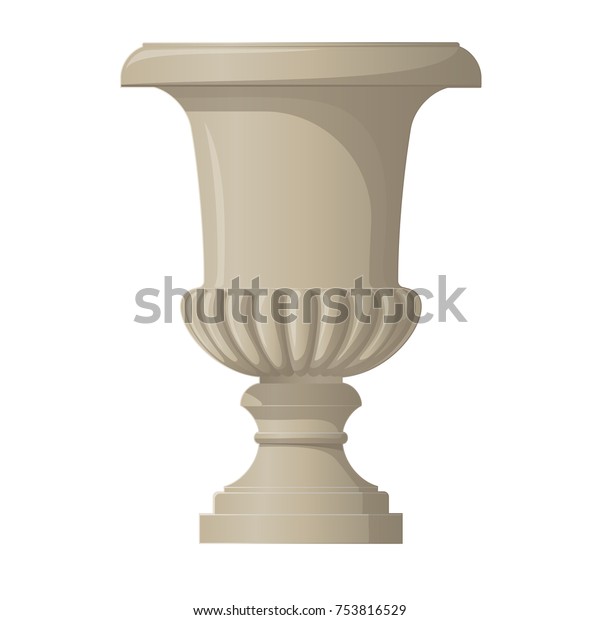 Classic Style Decorative Vase Urn Planter Stock Vector Royalty