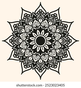 classic style mandala design coloring book for adult 