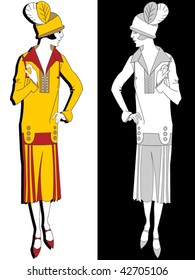 classic style retro model