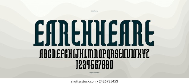 Classic style serif vector display font for logos and emblems, luxury beauty strong and elegant typeface design for headlines and titles, fashion vintage tasteful poster typography.