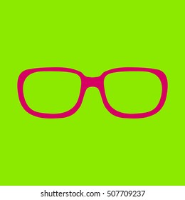Classic sunglasses.Vector icon.