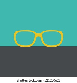 
Classic sunglasses.Vector icon.