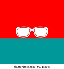 Classic sunglasses.Vector icon.
